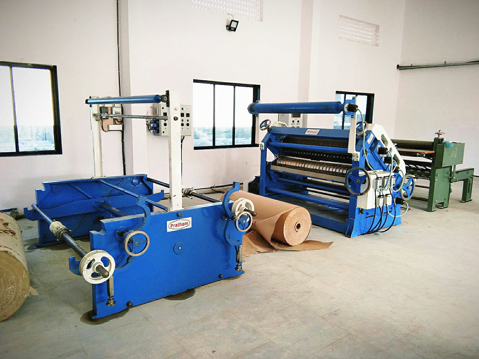 52" Inch, 62" Inch, 72" Inch Pratham Semi Automatic Corrugation Plant 